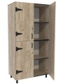 Leidsterkast Tessa geheel dicht Grey Craft Oak Tangara Groothandel voor de Kinderopvang Kinderdagverblijfinrichting